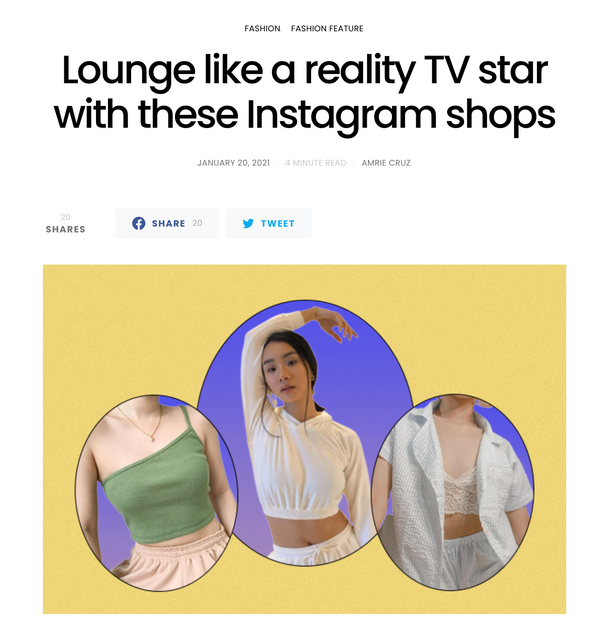 Lounge like a reality TV star with these Instagram shops - PREEN