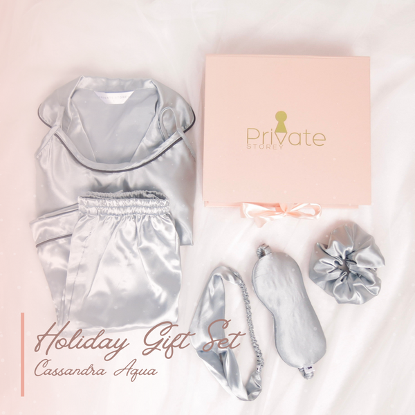 Cassandra Aqua Holiday Gift Set