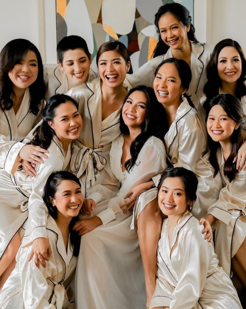 Natalia Robe Bride Squad Set Private Storey