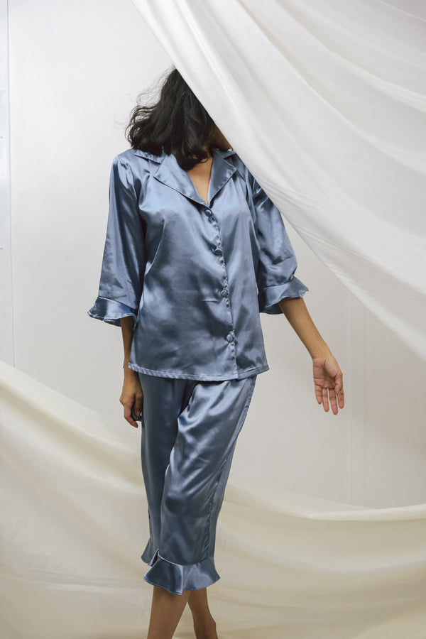 Luisa Sapphire Capri Sleepwear