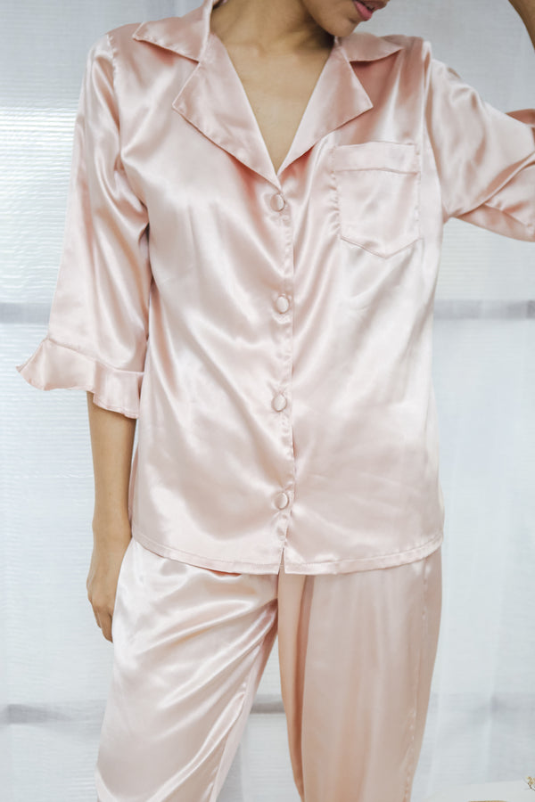 Luisa Peach Capri 2-PC Set Sleepwear