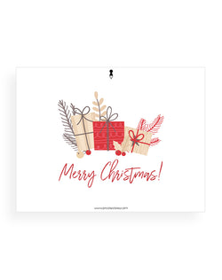 Merry Christmas with Presents Notecard