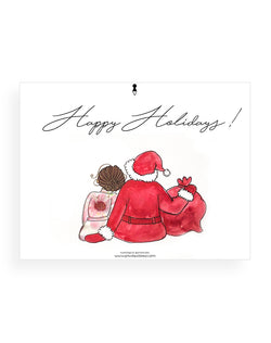 Happy Holidays Notecard