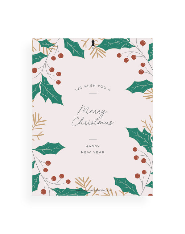 We Wish You A Merry Christmas Notecard